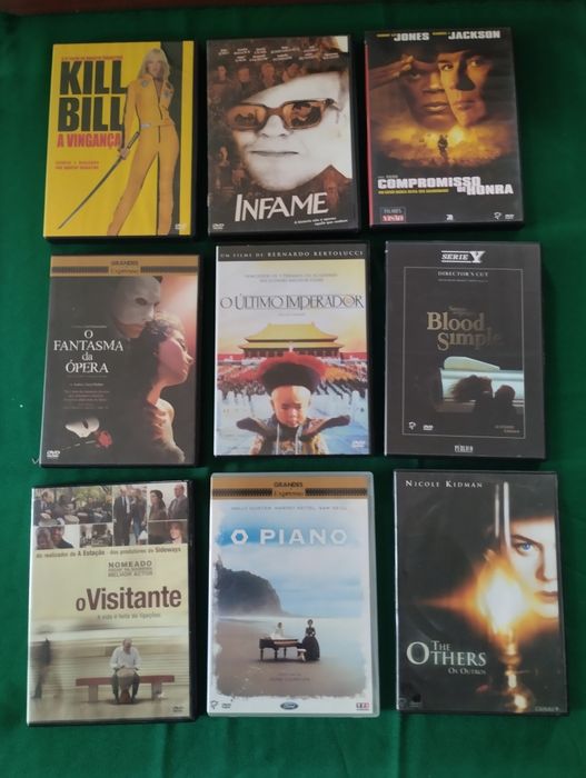 Vários Filmes para venda em DVD