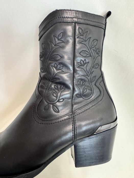 Шкіряні черевики козаки Massimo Dutti (Іспанія), р. 38 (37)