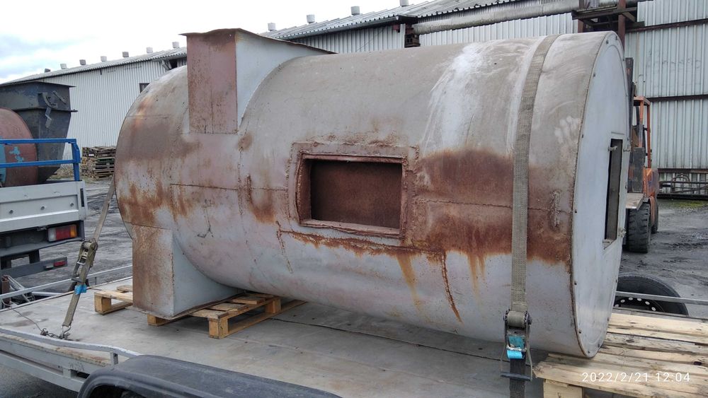 Piec wymiennik ciepła olej opałowy, gaz, moc 450 KW