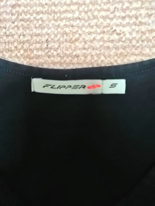 S XS Czarna bluzka krótka Top T-shirt koszulka Bluzeczka na lato