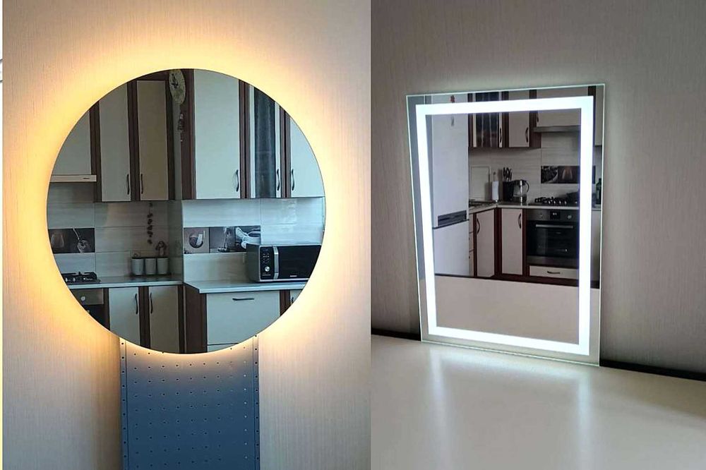 АКЦІЯ Дзеркало Led з підсвіткою в ванную кімнату, зеркало с подсветкой