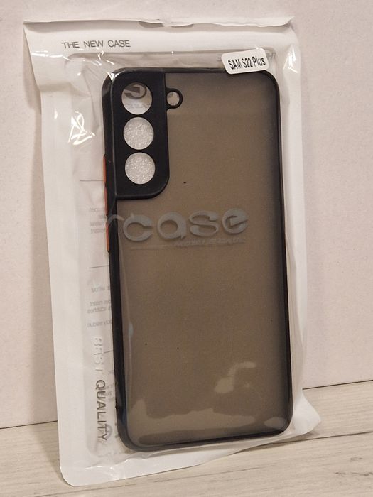 Vennus Color Button Bumper do Samsung Galaxy S22 Plus Czarny