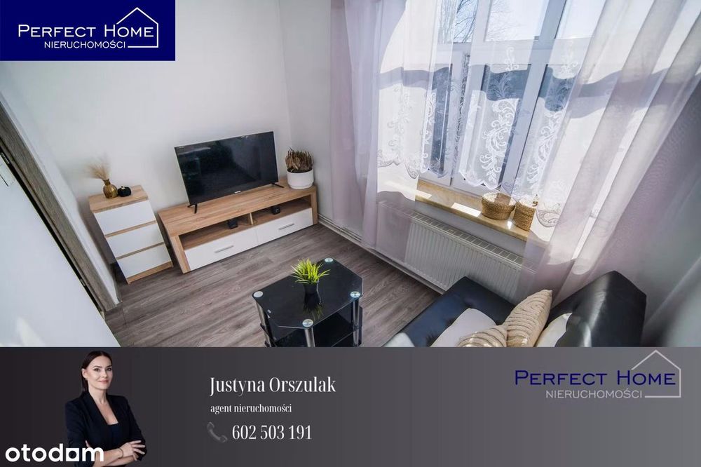 Bezczynszowe mieszkanie 51m² w centrum Skoczowa –2 pokoje, jasne