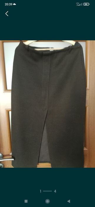 Spódnica ołówkowa brąz