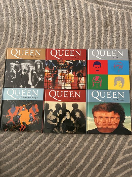 Coleçao Livros + CDs Queen completa