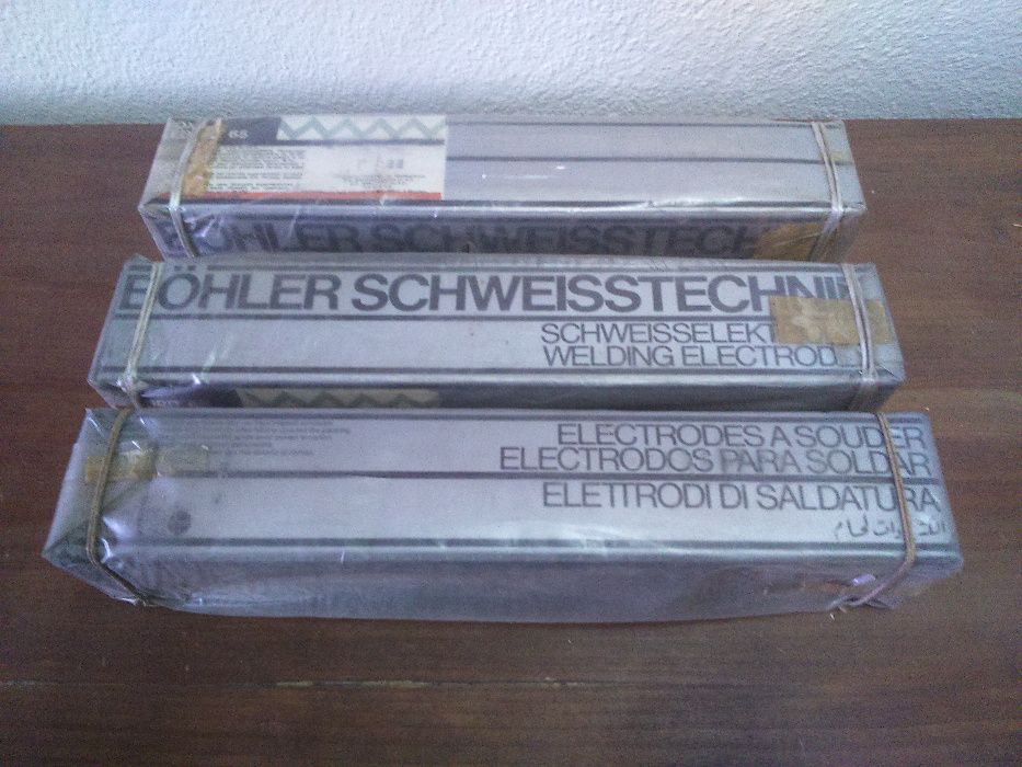 210 Eléctrodos 3,25mm 35cm Fox Ledurit 65 Novos