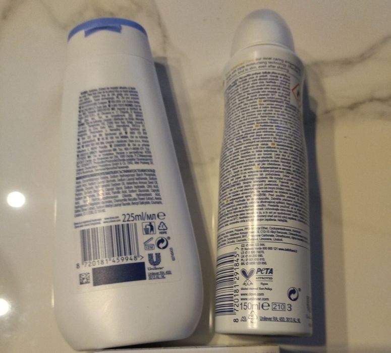 Zestaw DOVE dezodorant, żel i mydło