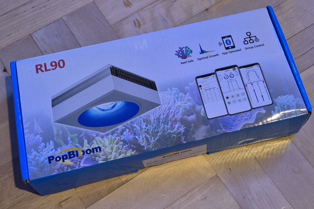Popbloom RL90 Biała 90W lampa akwarium morskie +GRATIS