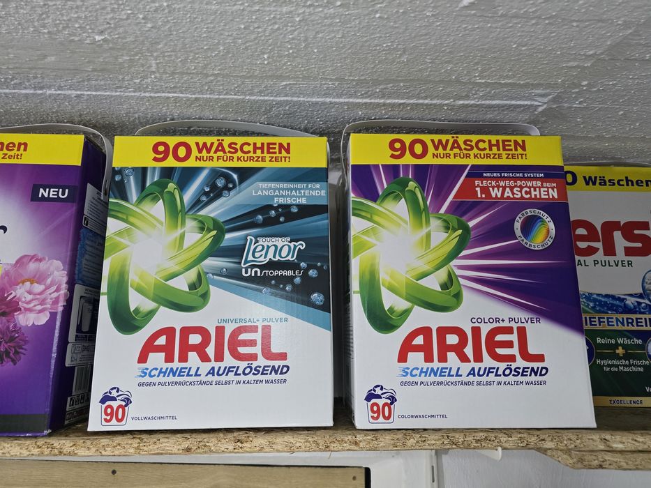 Lenor 90 prań Kolor Uniwersalny lub żele do prania Chemia Z Niemiec