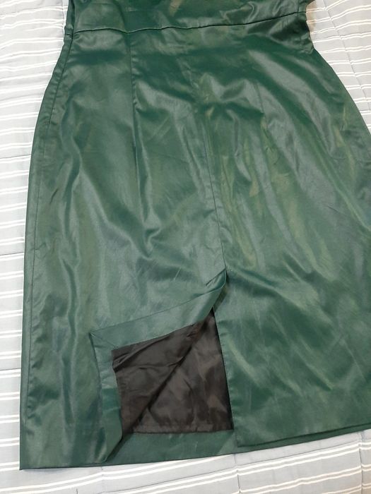 Стильный сарафан иск.кожа