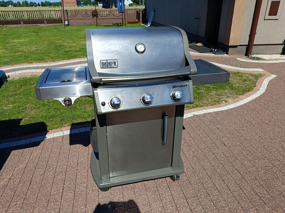 Grill gazowy konkret weber   tanio ciężki