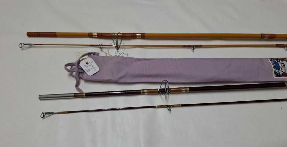 2 Canas de pesca "Olympic" - Novas - De Coleção