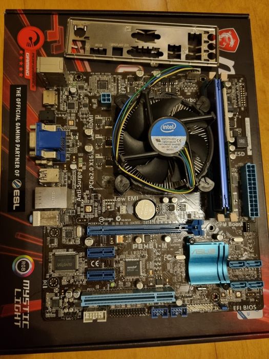 Motherboard Asus P8H61-M + i3