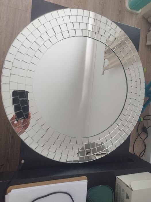 2 Espelhos IKEA redondos