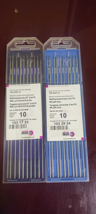 Вольфрамові електроди Binzel E3. WL20.