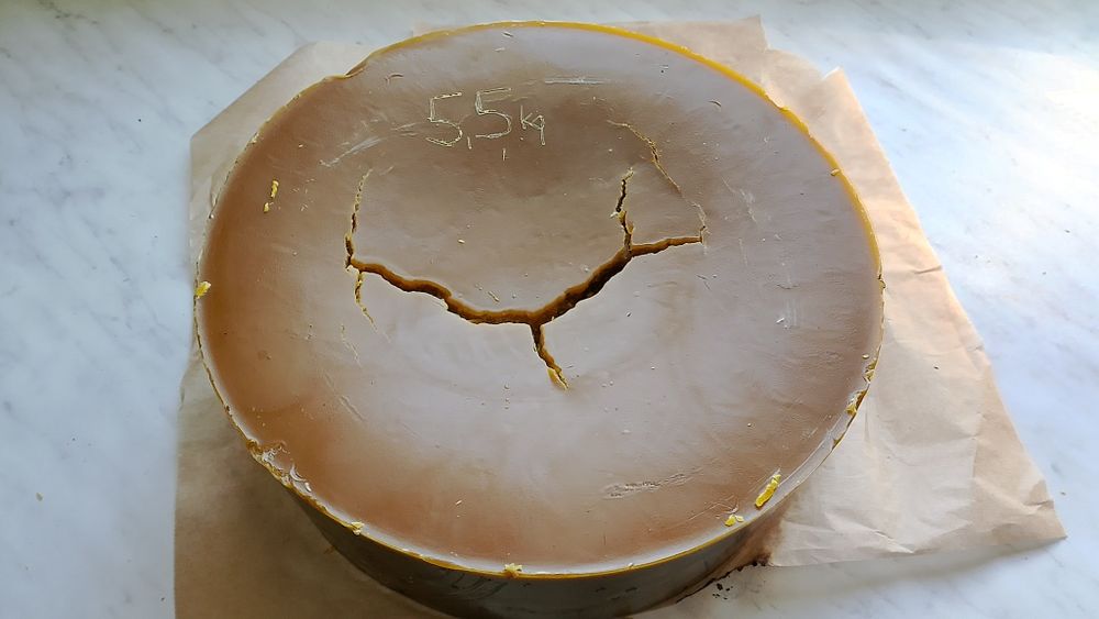 Wosk pszczeli 5.5kg Z własnej pasieki