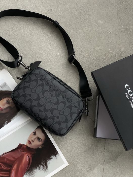 Сумка coach шкіряна