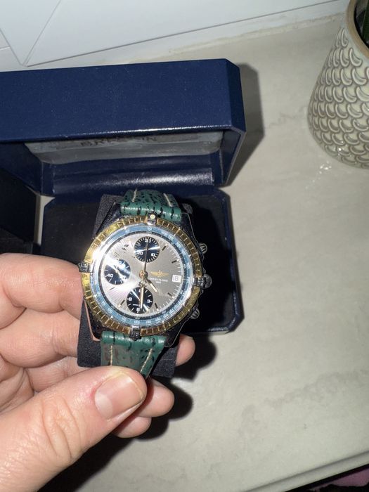 Zegarek Breitling Chronomat D13048 Stal /złoto!