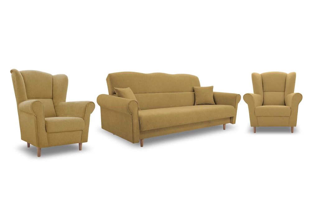 Zestaw Loft kanapa 2 fotele IDŹCZAK MEBLE