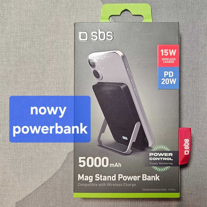 SBS Mag Stand Powerbank 5000 mAh