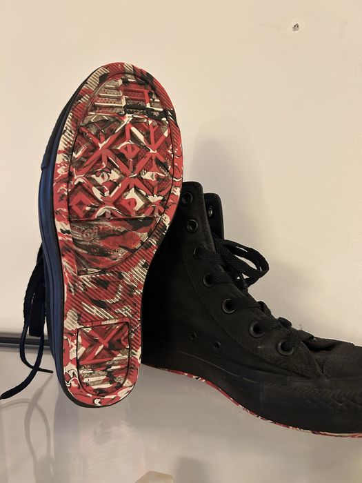 Trampki na koturnie Converse Chuck Taylor czarne używane stan BDB 39