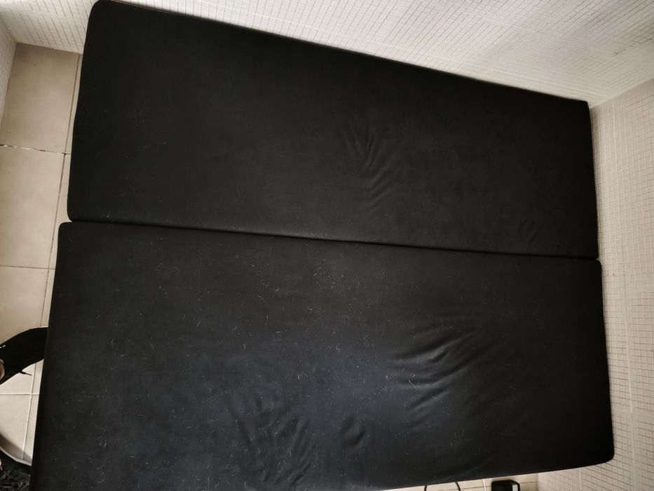 Sofá cama com baú