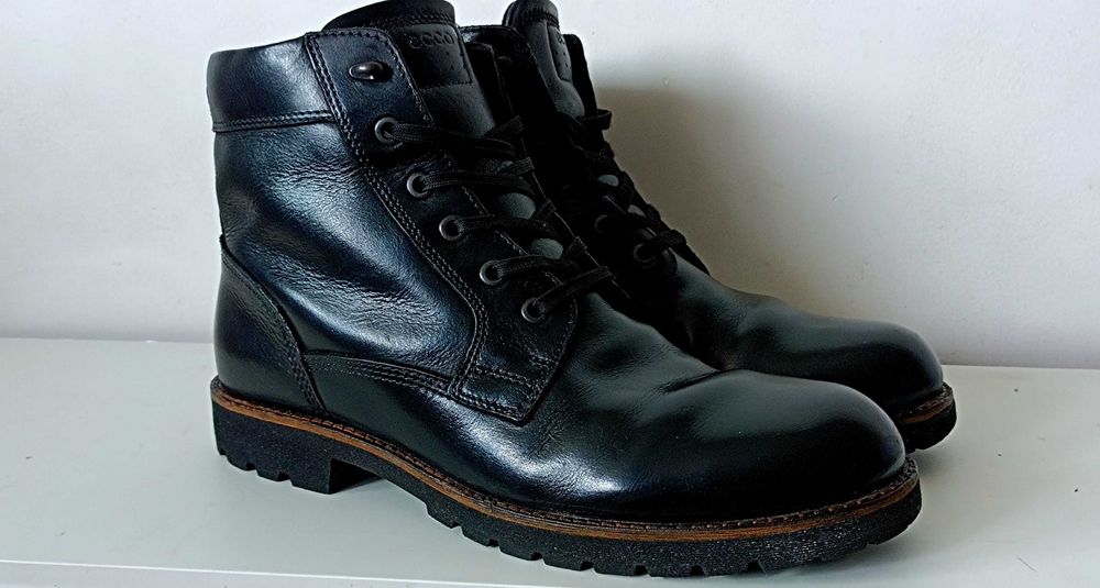 ECCO HYDROMAX trapery  zimowe ocieplane tanio 249 zł roz 46