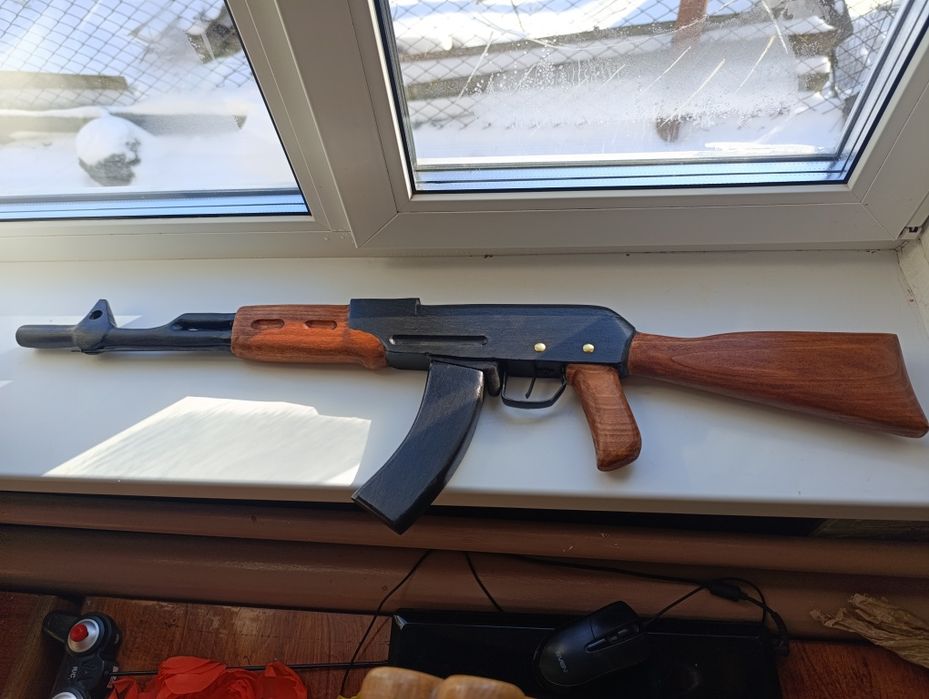 Повнорозмірний Макет ак-47 з дерева