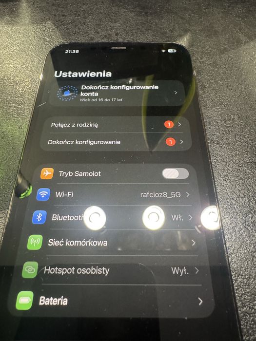 Iphone 12 pro max  pacific blue