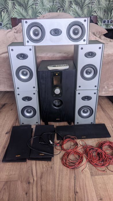 Домашній кінотеатр sven x5-20 колонки 5.1 сабвуфер активний