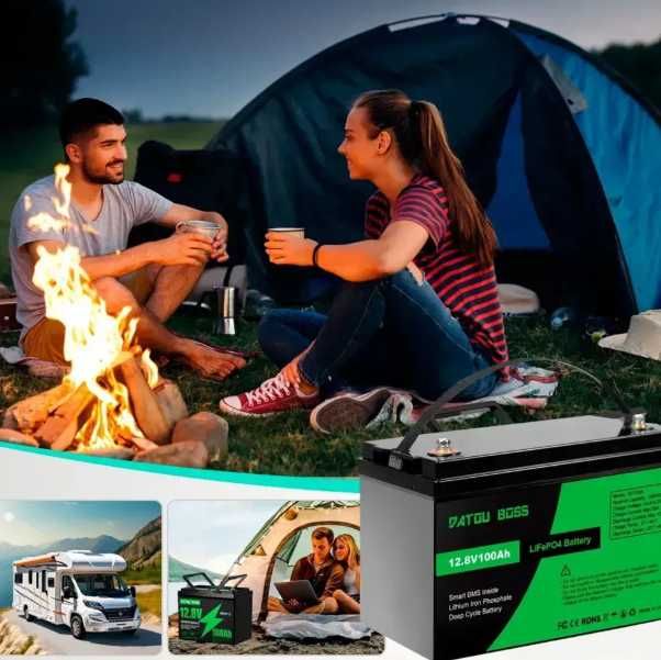 Акумулятор літій-залізо-фосфатний LiFePO4 100 Ah 12.8 V 1280Вт з BMS