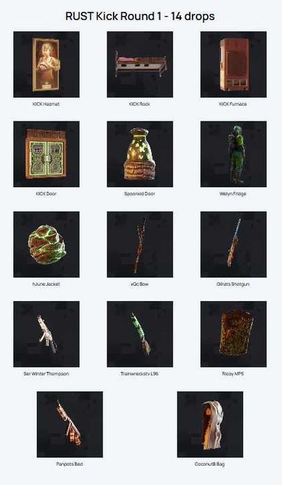 Twitch та Kick Drops Rust найдешевше на ринку 45-49