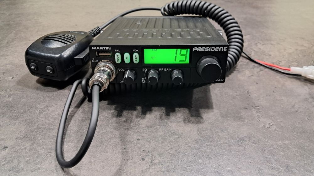 Cb Radio President Martin.