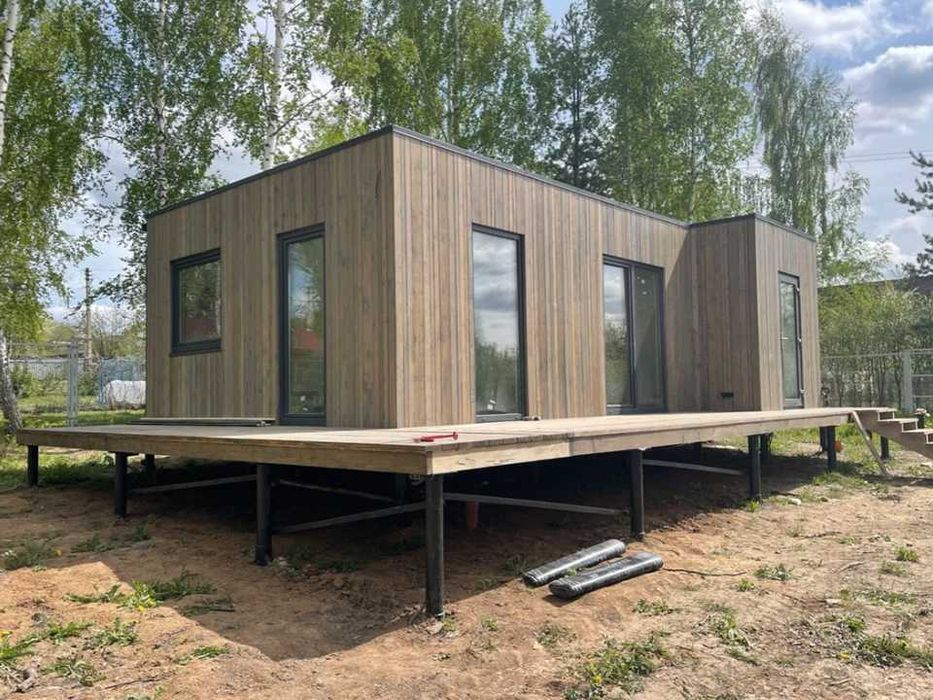 Casa de Madeira T.3 Bungalow Pré-Fabricada