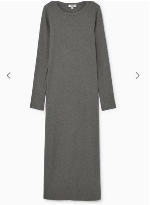 Довга сукня COS в рубчик