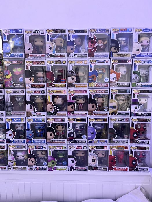 Funko pop:Marvel; KISS; Star wars; Batman; Dragon ball;pokemon