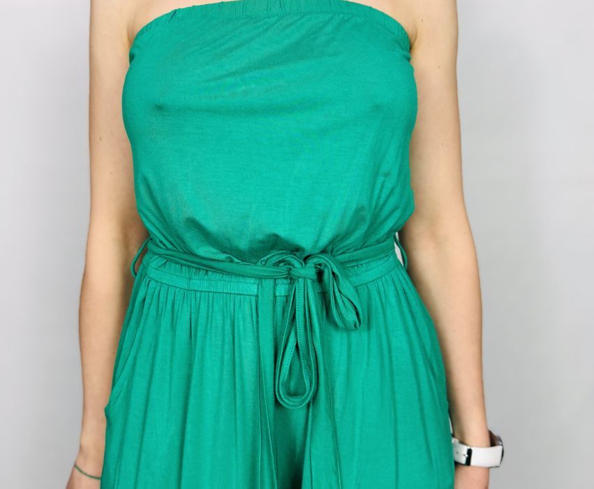 Zielony kombinezon bez ramiączek L 40 TU