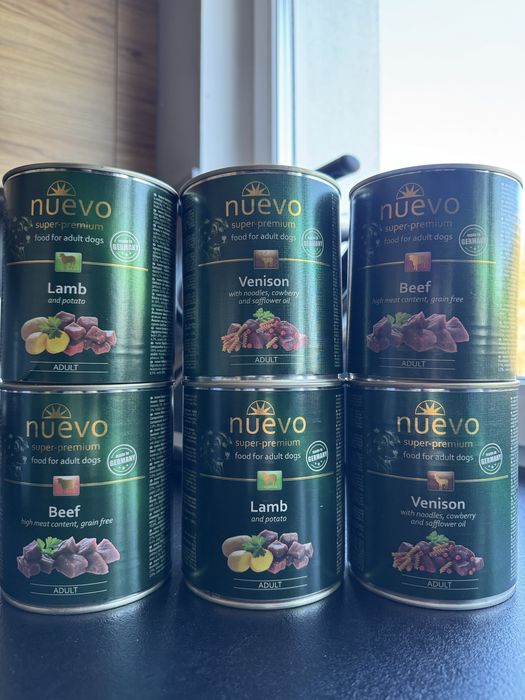 Karma dla psa Nuevo 800g rozne smaki