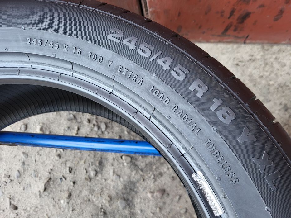245/45/18 R18 Continental ContiSportContact 5 2шт ціна за 1шт шини