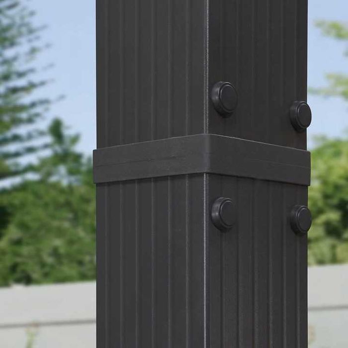 PURPLE LEAF Metalowy pawilon ogrodowy, pergola, 300 x 365 cm