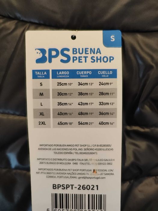 Casaco Impermeável muito bonito para Cão- S - novo