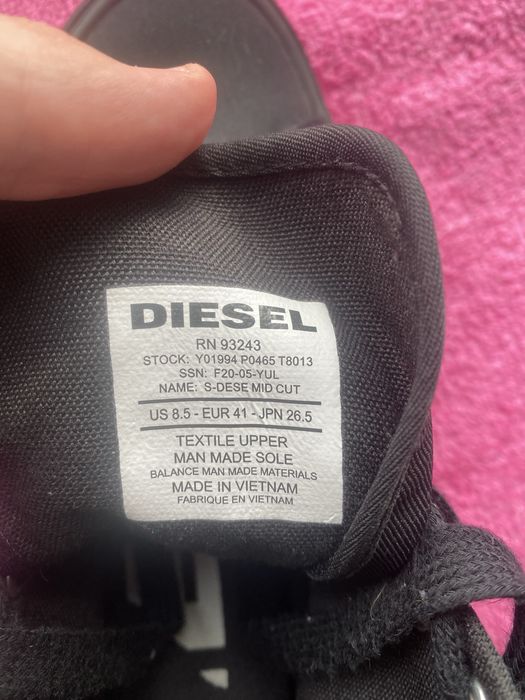 Кеди diesel s-dese mid cut