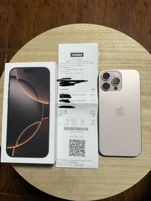 Iphone 16 Pro Max, Desert Titanium 256gb