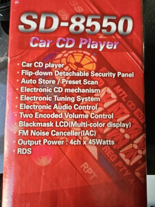 Rádio com CD para carro Samsung