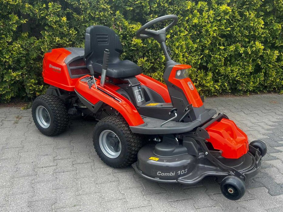 NOWY Rider traktorek Husqvarna R 216T AWD z kosiskiem 103cm! RATY 0%!!
