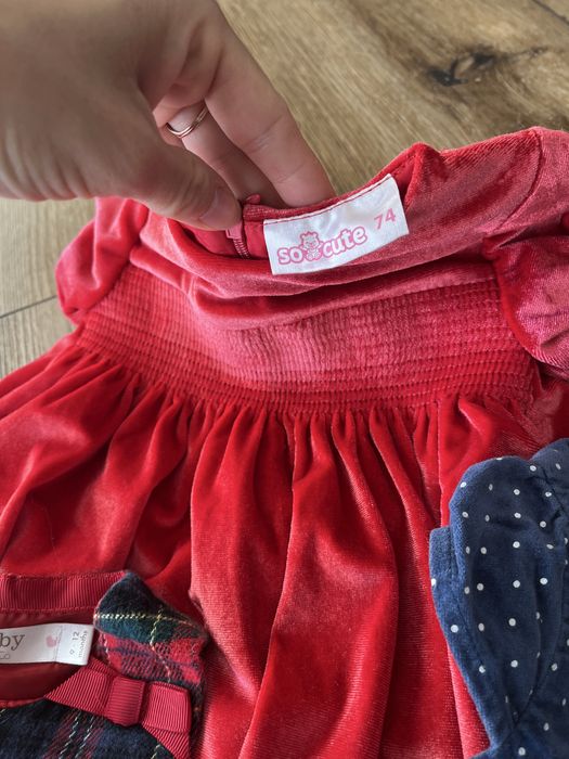 Sukienka na święta świąteczna 74 elegancka n sylwestra zestaw