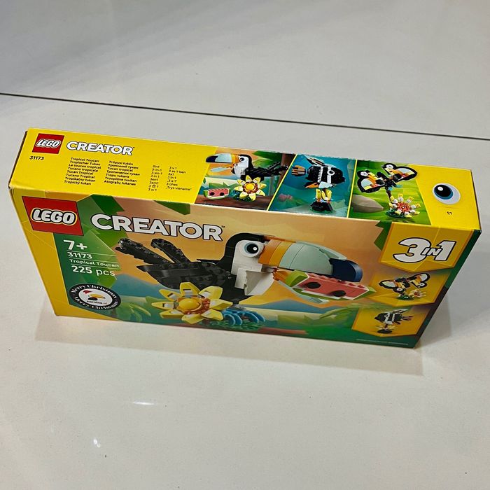 Lego zestaw 3w1 Tropikalne zwierzęta 7+ nowy