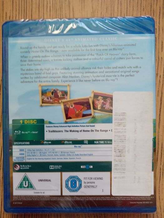 Rogate ranczo bluray Disney nowy w folii