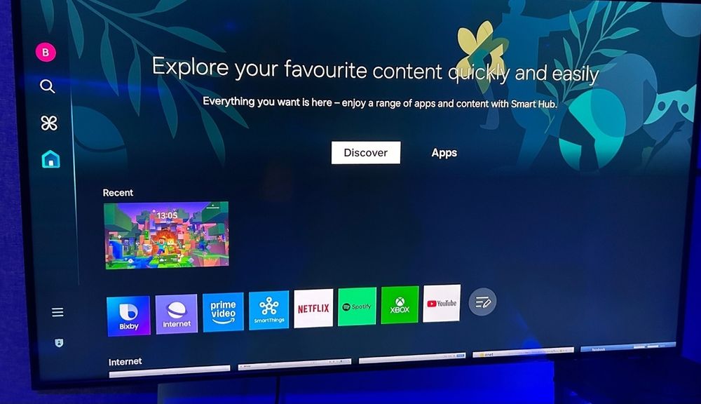 Smart monitor Samsung M7, 4k, 32",Dex WiFi