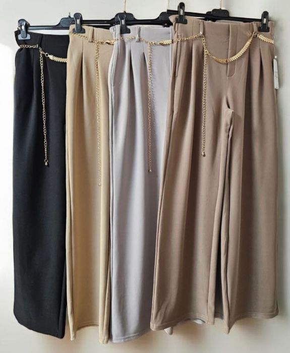 Spodnie z szeroką nogawką